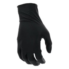 X-Large Black 6 Mil Thick 100% Nitrile Disposable Work Gloves with Textured Grip