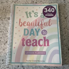Pastel Pop Lesson Planner 8.5 inches X 11 inches