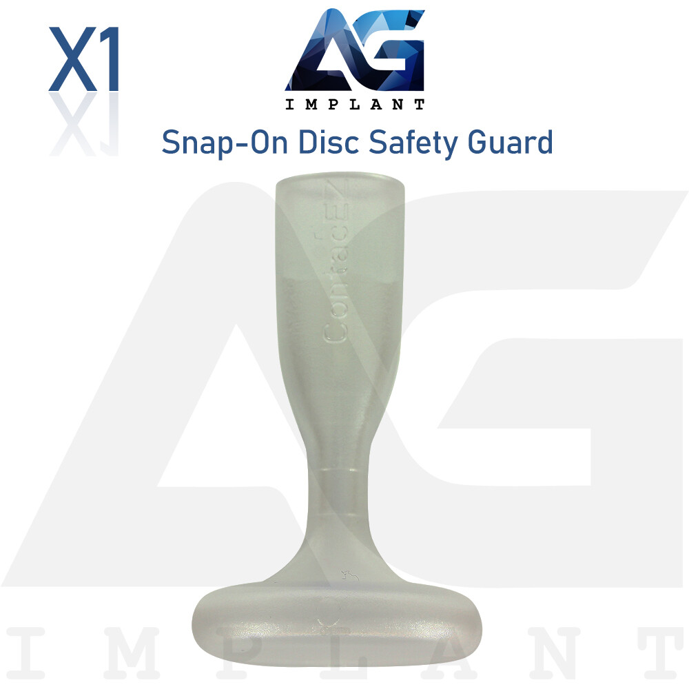 Plastic Restorative Snap-On Disc Safety Guard 22mm IPR Surgical Dental Tool
