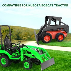 3/8″ Quick Tach Attachment Mount Plate Heavy Duty Skid Steer for Bobcat Kubota