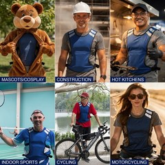 Cooling Vest for Men Women – Ice Vest Cooling Vest With 8 Reusable Ice Packs