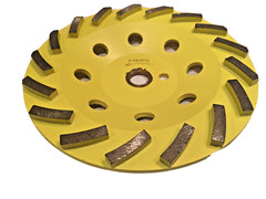 7″ Cup Wheel for Fast Surface Grinding on Concrete & Masonry, 5/8″ non-threaded