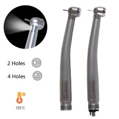 Dental E-generator Dental LED Fiber Optic High Speed Handpiece 2Holes 4Holes