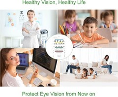 Eye Chart, Upgraded Snellen Eye Chart for Eye Exams 10 Feet, 14×8 Inches Plas…