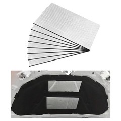 SHMZK 8 PCS Car Sound Deadening Mat, 197 mil 8.7 sqft Aluminum Foil 8