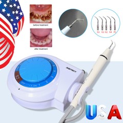 For Cavitron Dental Ultrasonic Piezo Scaler w/ Handpiece 5*Tips fits EMS SKYSEA