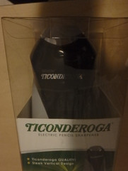 Ticonderoga X39575 Electric Pencil Sharpener Black/Grey NICE New original sealed