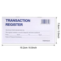 24 PCS Check Registers for Personal Checkbook, Easy to Read Checkbook…