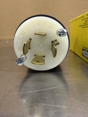 Hubbell HBL2421 Twist Lock Plug 20A 250V 3 Phase New Old Stock Made In USA
