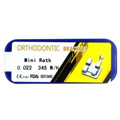 10 Kits Dental Orthodontic Bracket Braces Mini Roth 022 3-4-5 Hooks 20PCS/Kit