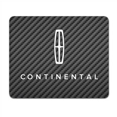 Lincoln Continental Black Carbon Fiber Texture Graphic PC Mouse Pad