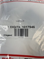 Wiremold Legrand 4ATCP2RAA Evolution Series Poke-Thru Devices Brushed Aluminum