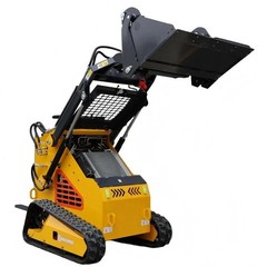 Mini Skid Steer 24HP 3-Stage Hydraulic Pump 4-in-1 Bucket Loader 2026 Free Ship