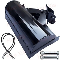 TYPHON 800mm Lengthen Tilting Bucket Attachment for 0.8T-2T Mini excavators.
