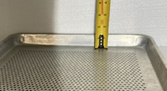 Commercial Grade Bakery Perforated 12 7/8x 17 Half Size Sheet Pans Baking