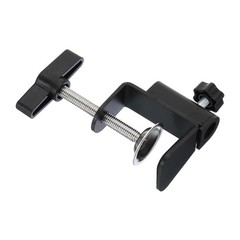 0.49″ Hole Dia. Universal C-Clamp Desk Clamp for Table Lamp Mic Arm, Black