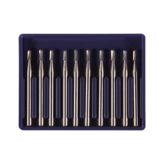10Pcs Dental Carbide Burs Pear-Shaped High Speed Tungsten Steel Bur FG-245 de
