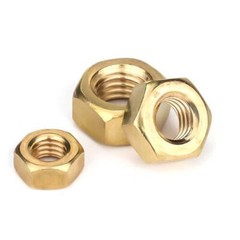 M1.4 M1.6 M2 M2.5 M3 M4 M5 – M22 Brass Hex Nuts DIN934 Metric Full Nuts Fastener