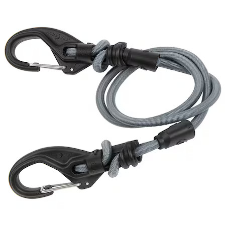 Nite Ize Kbb5-01-R3 Adjustable Bungee Cord, Carabiner, 28 In.L