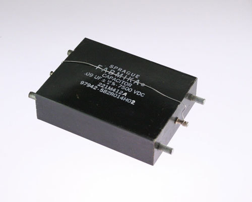 Sprague .09uF 7500V 10% Transmitting Mica Capacitor .09mfd 221M412A