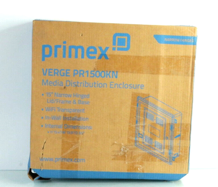 Primex PR1500KN 15in Plastic Enclosure with Base & Narrow & Hinged Lid m781
