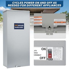 200 Amp Automatic Transfer Switch UL Type 3R For 8-24KW Home Standby Generators