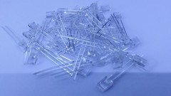 50pcs 2x5x7mm Blue Light Water Clear Square Rectangle LED Light Lamp