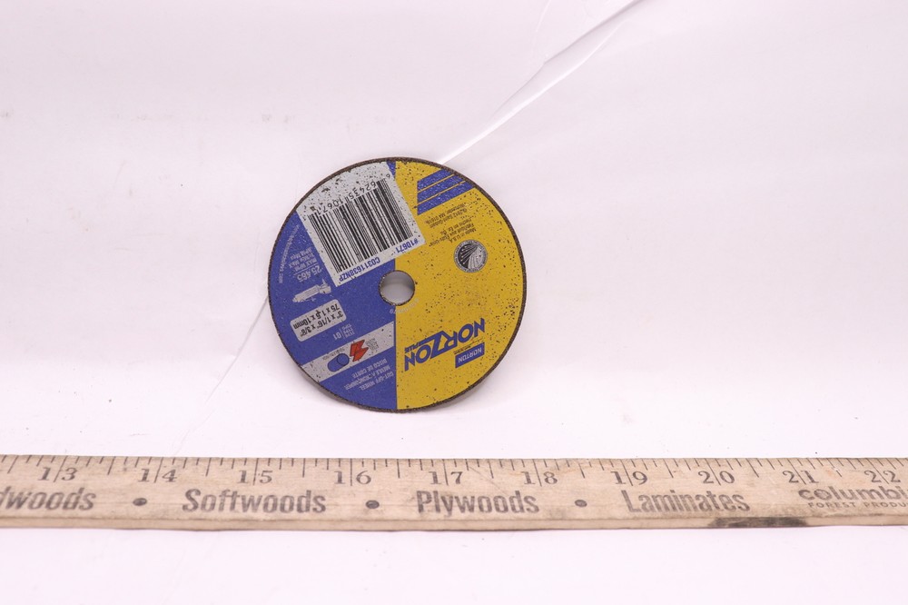 Norton Cutoff Wheel NorZon Plus 3″ x 0.62″ x 3/8″ 66243510671