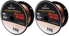 ER70S-6 0.035 in. Dia 2 lbs. Copper Coated Solid Wire (2 Rolls)