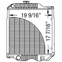 Radiator Fits John Deere 5500 5500N RE62841 zbox_mpn_32020