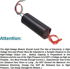 DC 3V-6V to 400kV 400000V High-voltage Generator Boost Step-up Power Module 100X