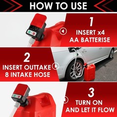 Cordless Automatic Fuel Transfer Pump with Auto Stop Sensor Overfill Protection
