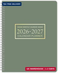 TREES 2026-2027 Monthly Planner, 24-Month Academic Calendar, 8.6″ x 11″ | Januar