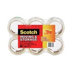 Scotch 36506 1.88″ x 54.6 yds 3″ Core Storage Tape – Clear (6/PK) New