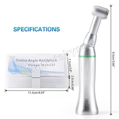 Dental 10:1 Contra Angle Handpiece Push button ISO E-Type for Engine&hand file