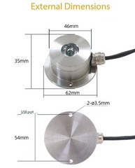 Industrial-Grade Stainless Steel Illuminance Sensor Illuminance Transmitter