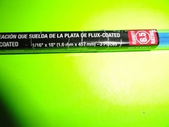 3 STICKS Harris Safety-Silv 45 45F318MPOP 45% Flux Coated Silver Brazing Alloy