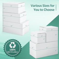 Sturdy 6x6x6 Cardboard Box Mailers 30 Pack – Perfect for Small Business Shipping
