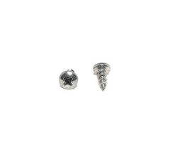 (100) #8 x 3/8 Stainless Steel Phillips Pan Head Sheet Metal Screws Type A