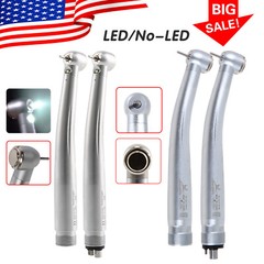 Yabangbang Dental High Speed (LED E-generator) Handpiece 4/2-Holes Push Turbine
