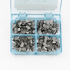 50Sets Dental Buccal Tubes Monoblock Orthodontic 022 Roth MBT 1st 2nd Molar Tube