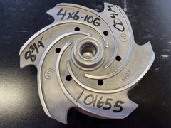 Goulds 3196MTX 4×6-10G ANSI Pump Impeller, CD4M, Dia: 8.75″ #101655