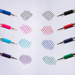 RSVP Ballpoint Pen, (0.7mm), Fine Line, Black Ink, Pack of 5 (BK90PF5A)
