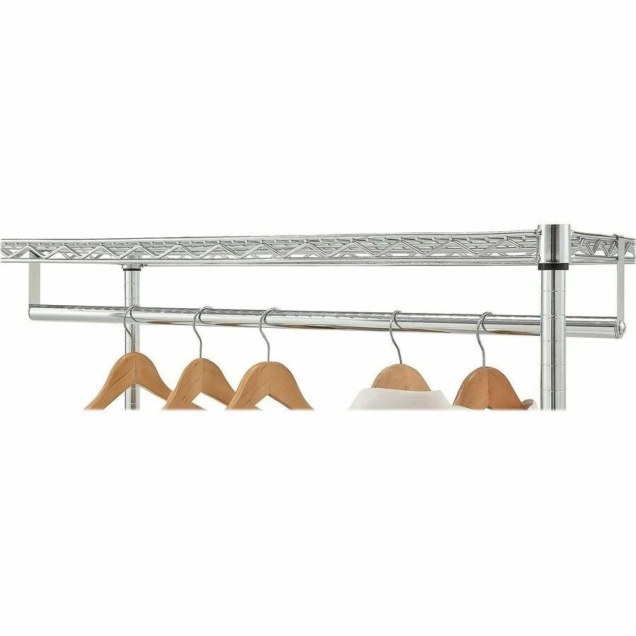 New Lorell Industrial Wire Shelving Garment Hanger Bar – Metal Tube (llr-69877)