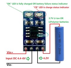 3.7V 4.2V MPPT Solar Charge Controller 18650 Li-ion-ion Battery Module 1A 5V