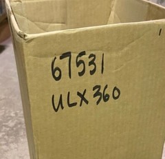 SYLVANIA UNALUX 360 Watt Lamp High Pressure Sodium Light Bulb ULX360 67531 NEW