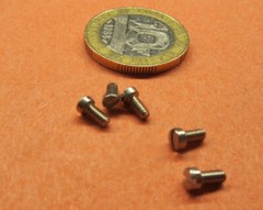 Fillister Head Stainless Slotted Screws Machine Screw 2-56 x 3/16″ Length 300 Pc