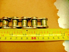 Renold #60 Single Strand Roller Chain Riveted 21″ New