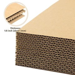 Corrugated Cardboard Sheets Flat Packaging Pads for Packing Mailing DIY Projects