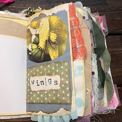 Fairy Junk Journal Silver Pink Boho Woodland Grungy Softcover 3 Signatures